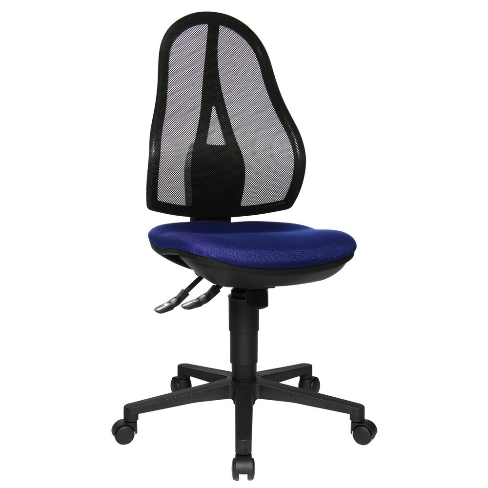 Produktabbildung Nr. 5: Chaise de bureau pivotante Topstar® Open Point Syncro, chaise ergonomique, dossier en mesh, bleu