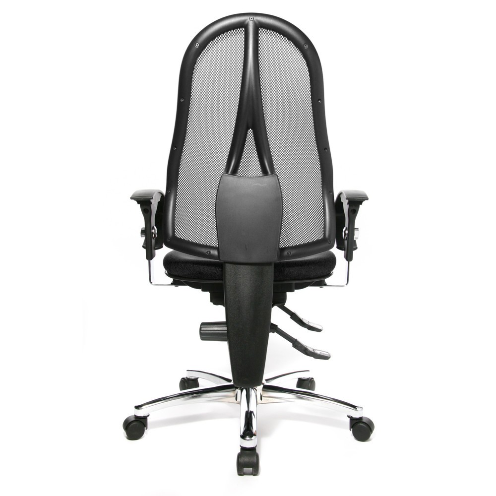 Produktabbildung Nr. 3: Chaise de bureau pivotante Topstar® Ortho 15, dossier en mesh, accoudoirs réglables en hauteur, anthracite