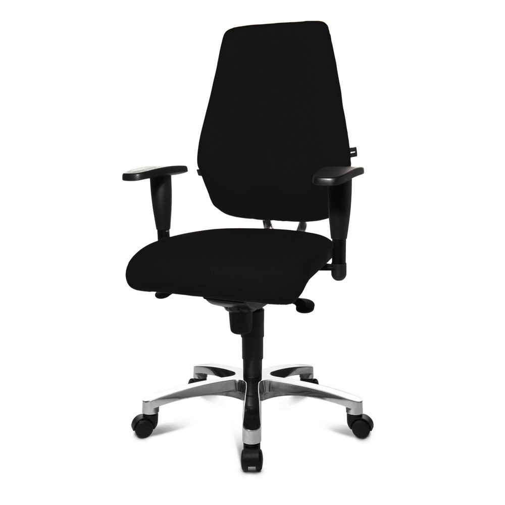 Produktabbildung Nr. 2: Chaise de bureau pivotante Topstar® Ortho 30, accoudoirs réglables en hauteur et en largeur, noire