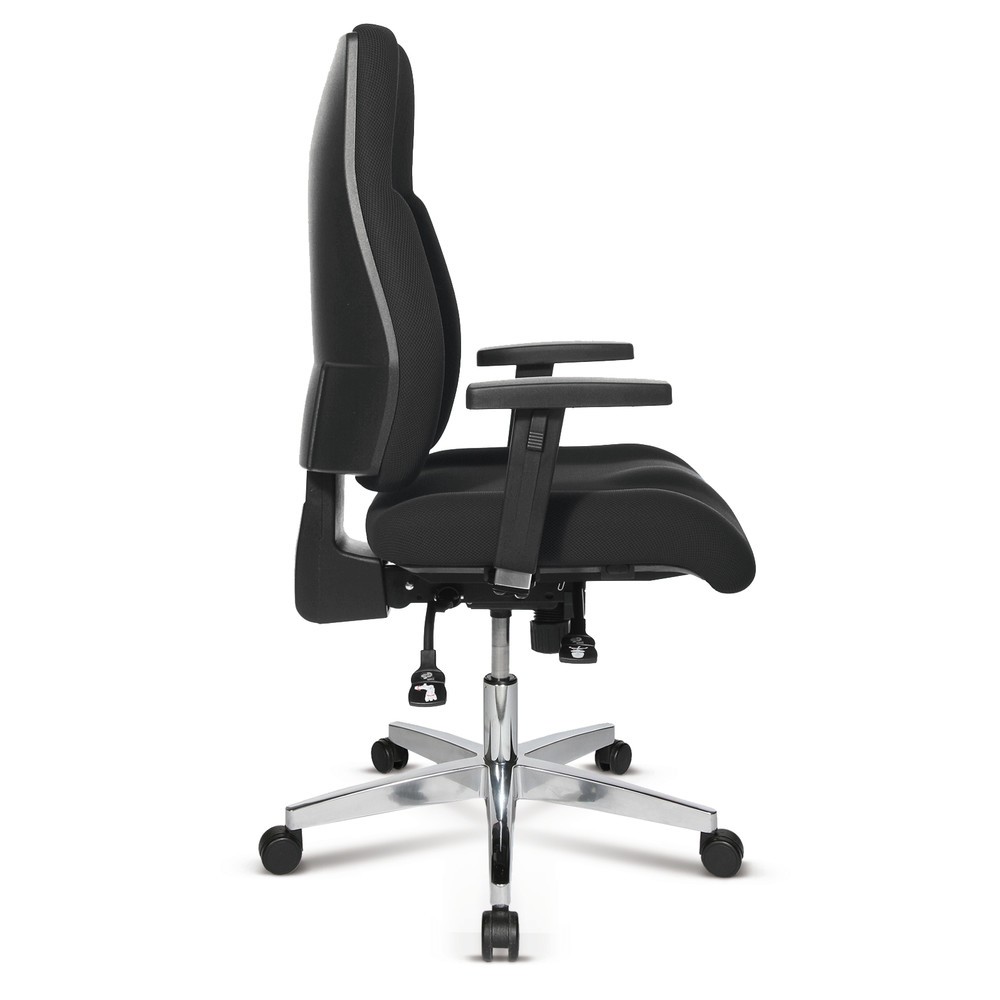 Produktabbildung Nr. 3: Chaise de bureau pivotante Topstar® P91, dossier en mousse moulée, vert pomme