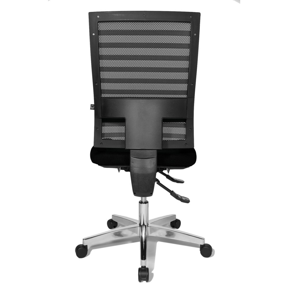 Produktabbildung Nr. 5: Chaise de bureau pivotante Topstar® P91-NET, dossier en mesh noir, siège noir