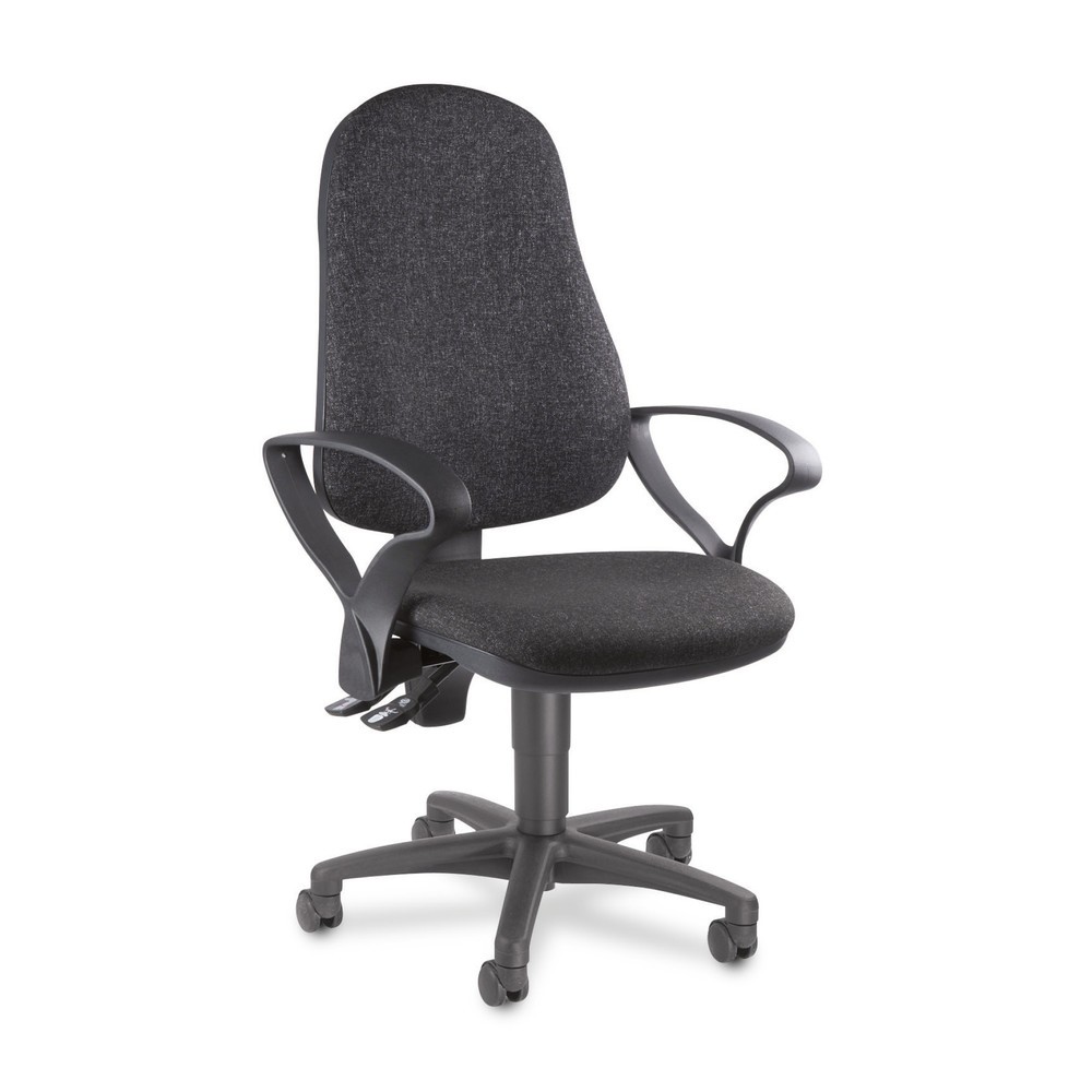 Produktabbildung Nr. 2: Chaise de bureau pivotante Topstar® Point 70, chaise ergonomique, gris anthracite