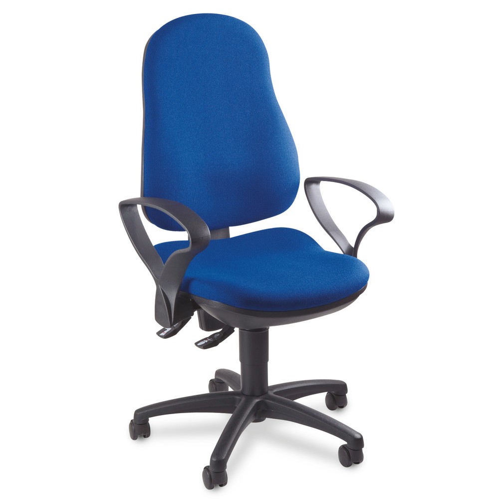 Produktabbildung Nr. 2: Chaise de bureau pivotante Topstar® Point 70, chaise ergonomique, bleu
