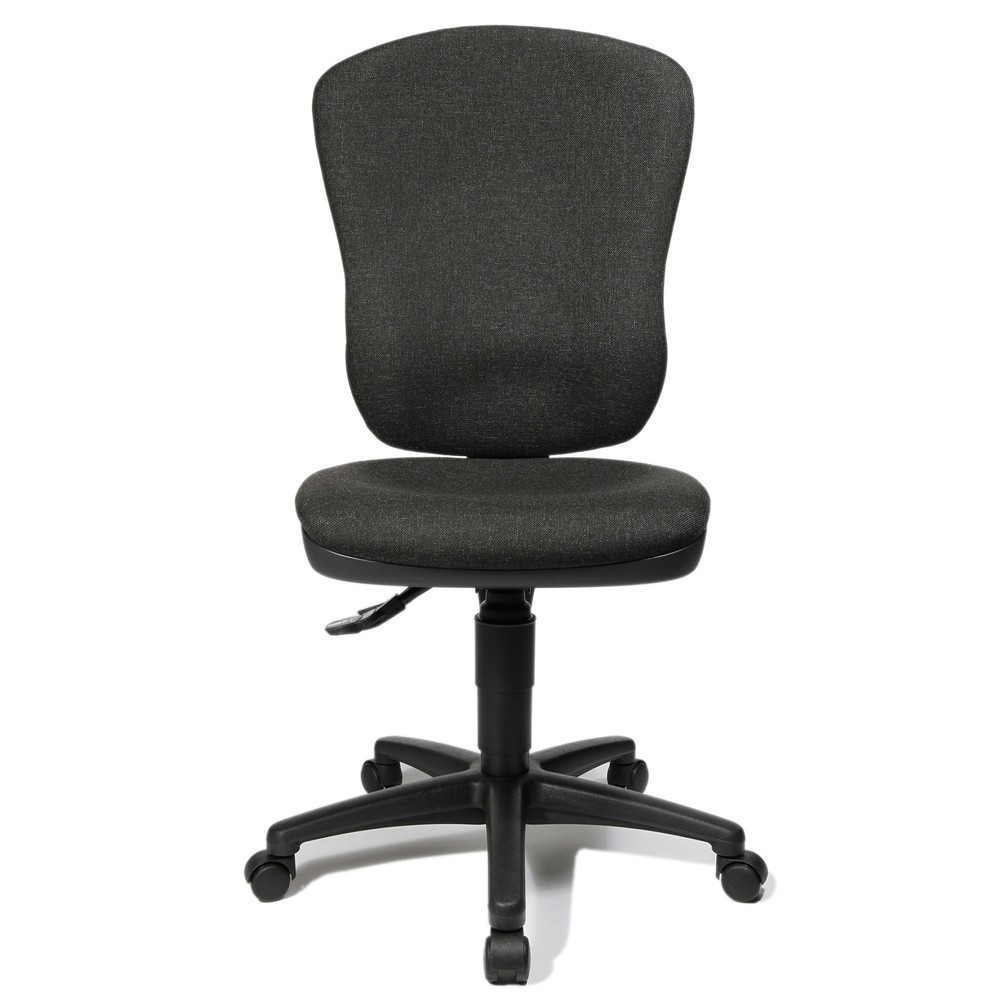 Illustration du produit: Chaise de bureau pivotante Topstar® Point 80, grand dossier, assise galbée, gris anthracite