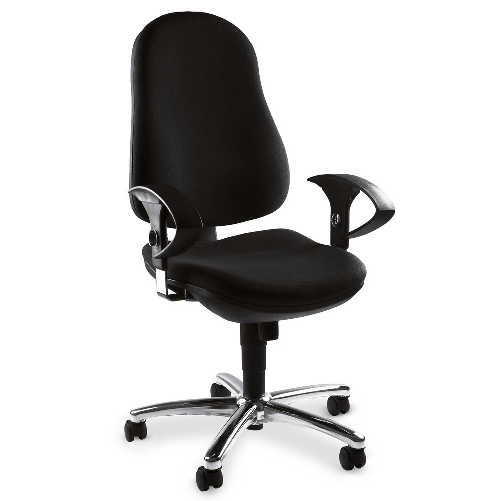 Produktabbildung Nr. 7: Chaise de bureau pivotante Topstar® Support Syncro, chaise ergonomique, noir