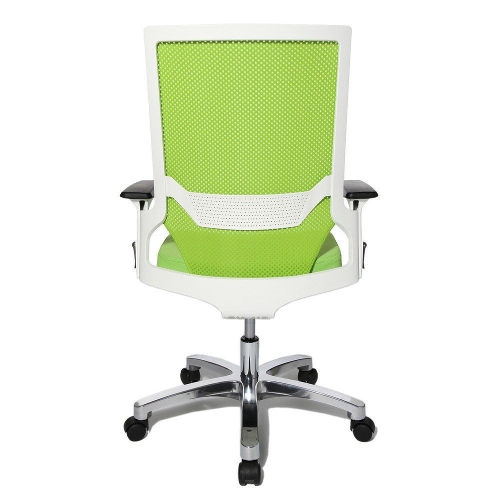Produktabbildung Nr. 5: Chaise de bureau pivotante Topstar® autosynchrone, dossier en mesh, verte
