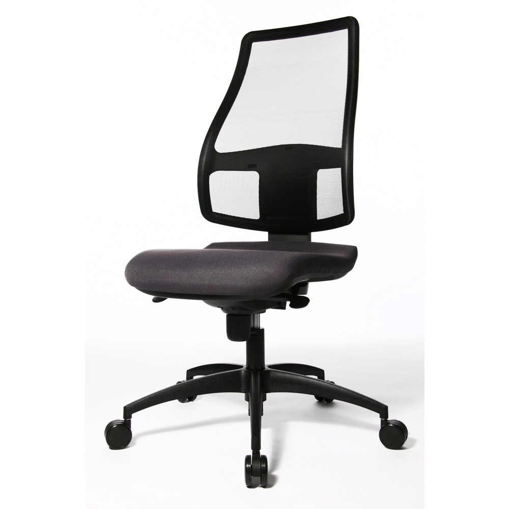 Produktabbildung Nr. 2: Chaise de bureau pivotante Topstar® Syncro, dossier en mesh respirant, anthracite