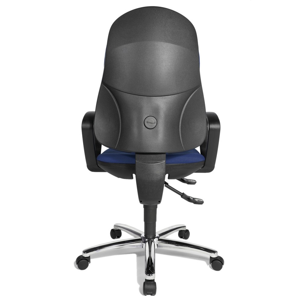 Produktabbildung Nr. 2: Chaise de bureau pivotante Topstar® Syncro-Steel II, dossier rembourré, bleu