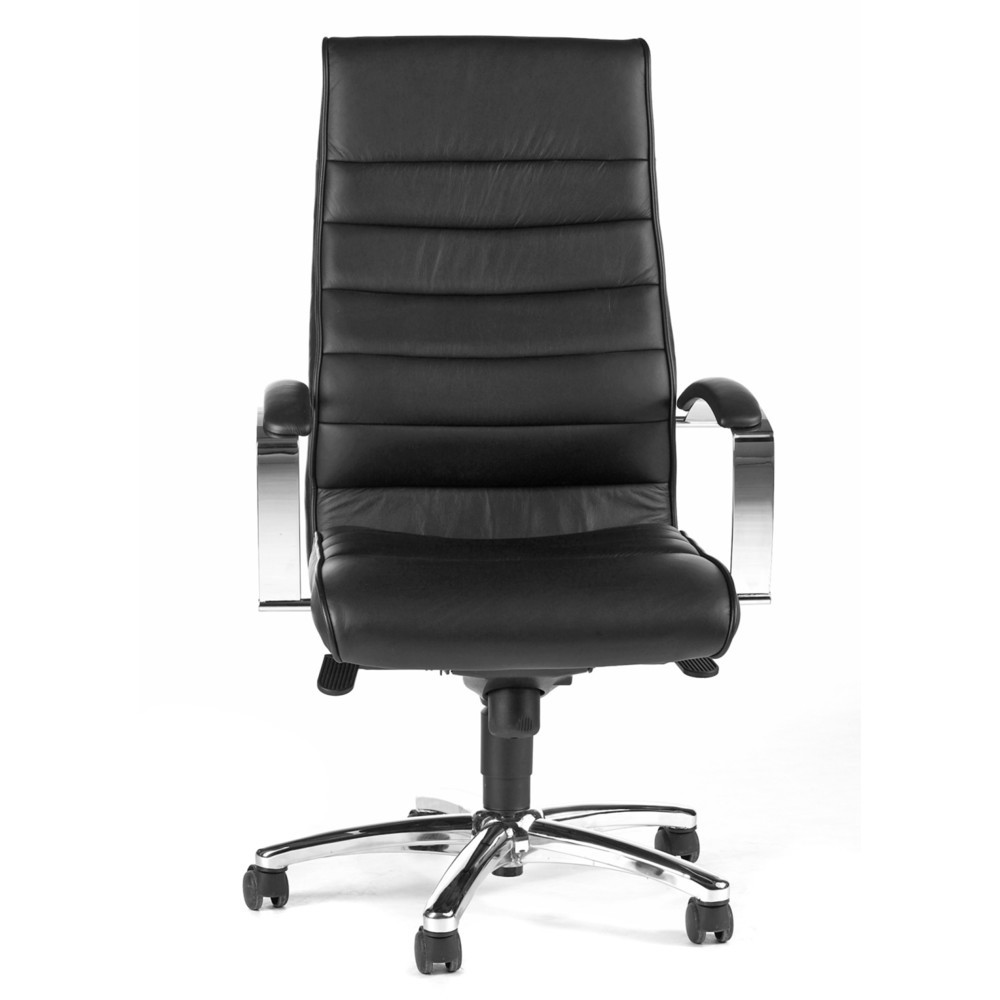 Illustration du produit: Chaise de bureau pivotante Topstar® TD LUX 10, mécanisme de basculement Chefsessel, accoudoirs inclus, noire
