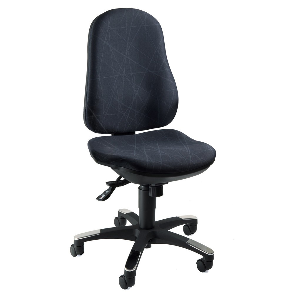 Produktabbildung Nr. 3: Siège de bureau pivotante Topstar® Trend SY 10, siège ergonomique, motifs noir-gris foncé