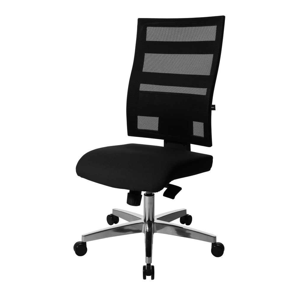 Produktabbildung Nr. 6: Chaise de bureau pivotante Topstar® X-Pander, dossier en mesh, fonction Fitness, noir