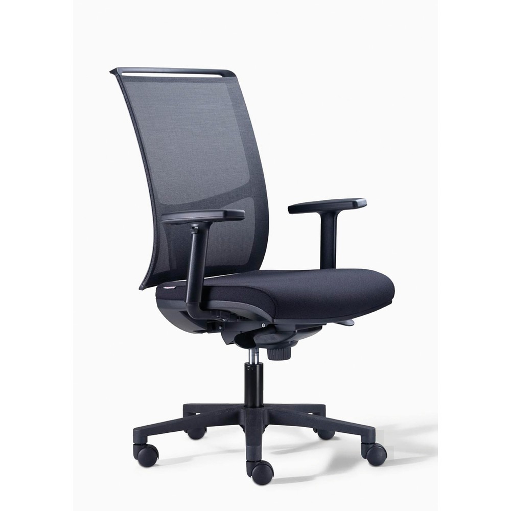 Illustration du produit: Chaise de bureau pivotante Zed de BISLEY, mécanisme synchrone, dossier en mesh