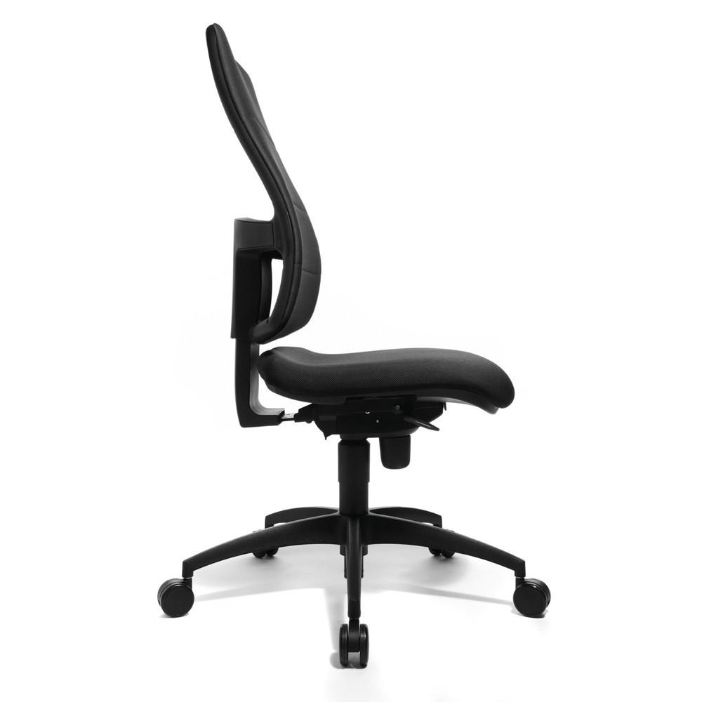 Produktabbildung Nr. 2: Chaise de bureau pivotante Topstar® Syncro, dossier rembourré, siège ergonomique ménageant les disques intervertébraux, anthracite