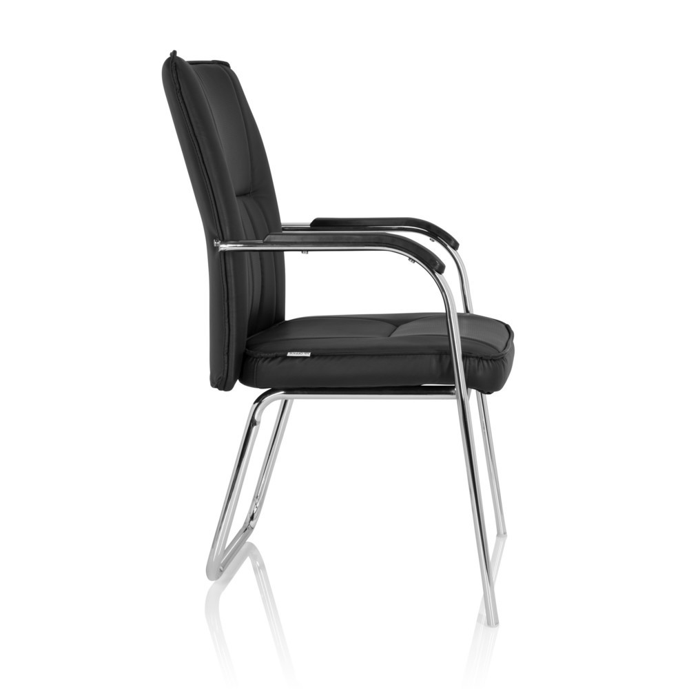 Produktabbildung Nr. 3: Chaise de conférence / chaise-visiteur hjh OFFICE BANDA V PU, noir