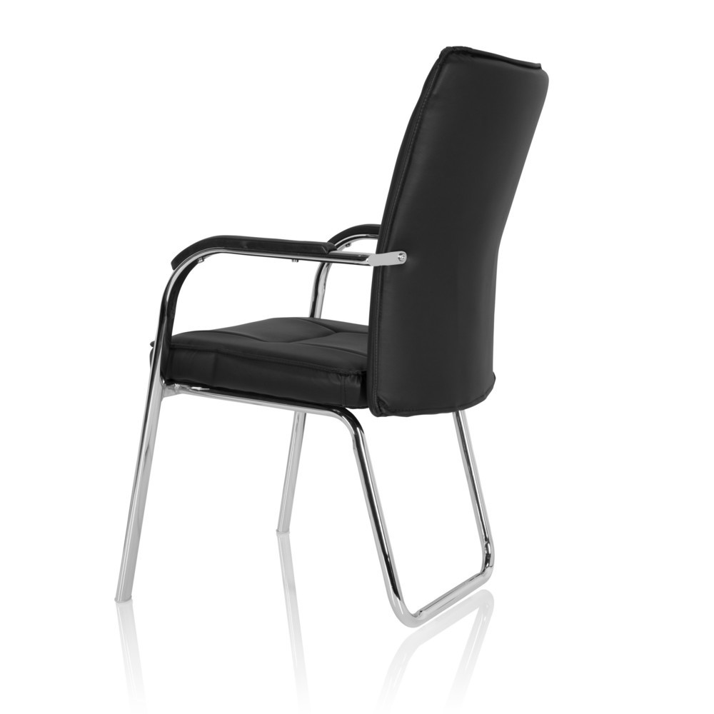 Produktabbildung Nr. 8: Chaise de conférence / chaise-visiteur hjh OFFICE BANDA V PU, noir