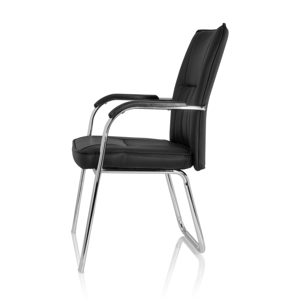 Produktabbildung Nr. 9: Chaise de conférence / chaise-visiteur hjh OFFICE BANDA V PU, noir