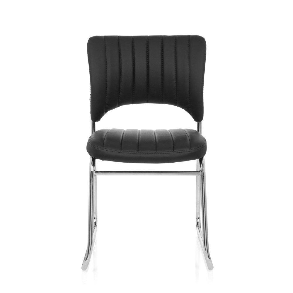 Illustration du produit: Chaise de conférence / chaise-visiteur hjh OFFICE CASPI V PU, noir