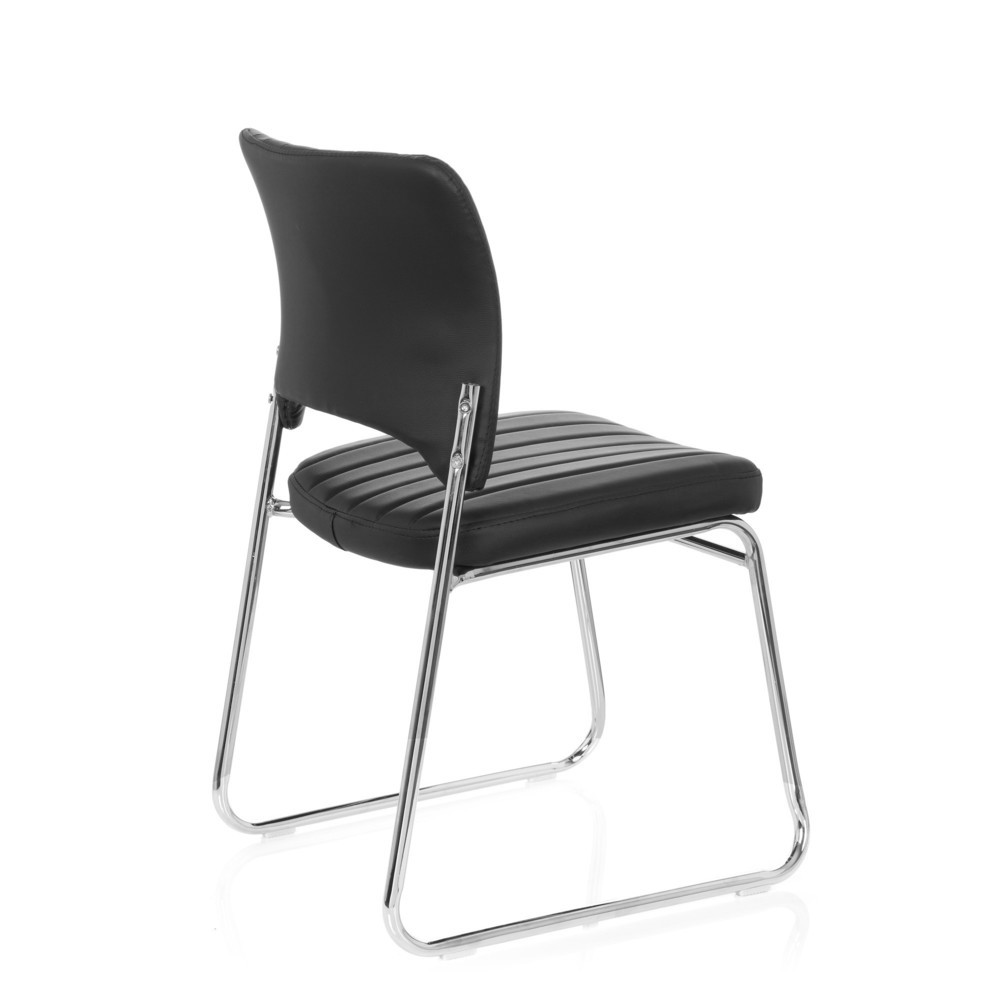 Produktabbildung Nr. 4: Chaise de conférence / chaise-visiteur hjh OFFICE CASPI V PU, noir