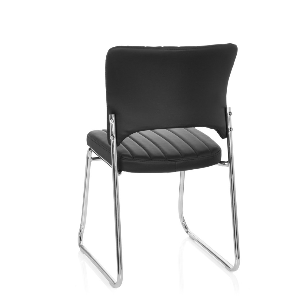 Produktabbildung Nr. 7: Chaise de conférence / chaise-visiteur hjh OFFICE CASPI V PU, noir