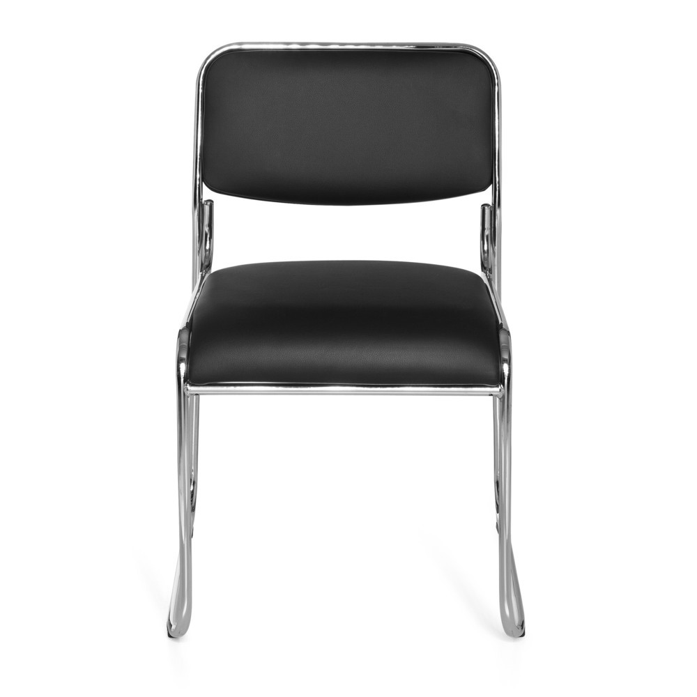 Illustration du produit: Chaise de conférence / chaise à patins hjh OFFICE KOLTA V PU, noir