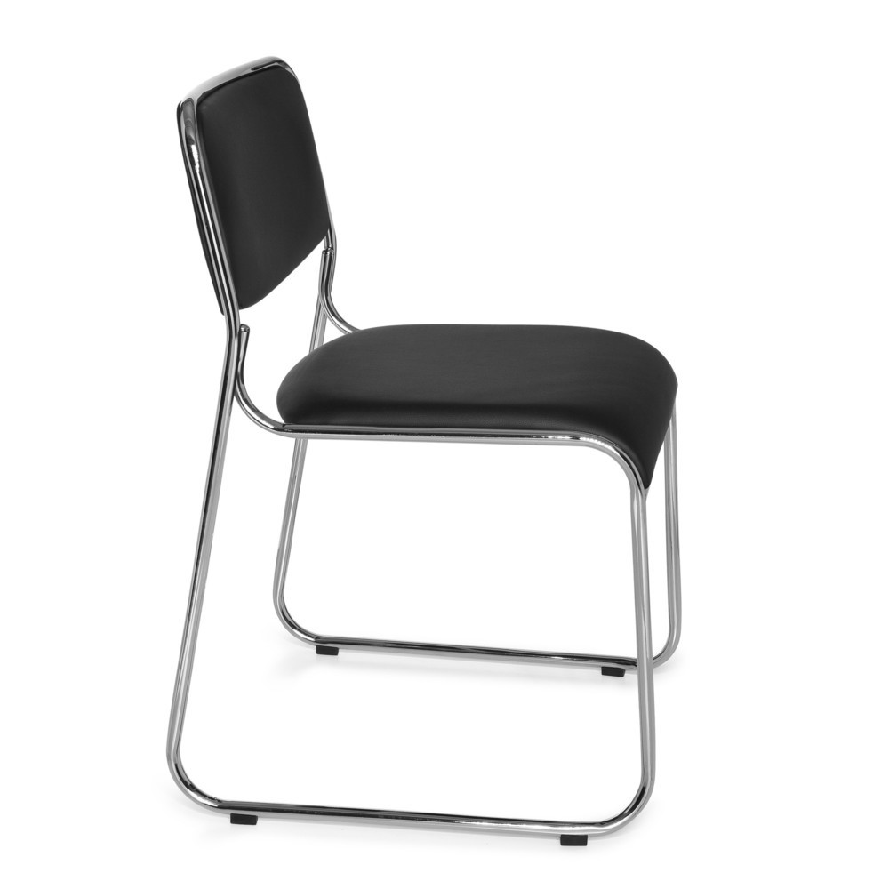 Produktabbildung Nr. 3: Chaise de conférence / chaise à patins hjh OFFICE KOLTA V PU, noir