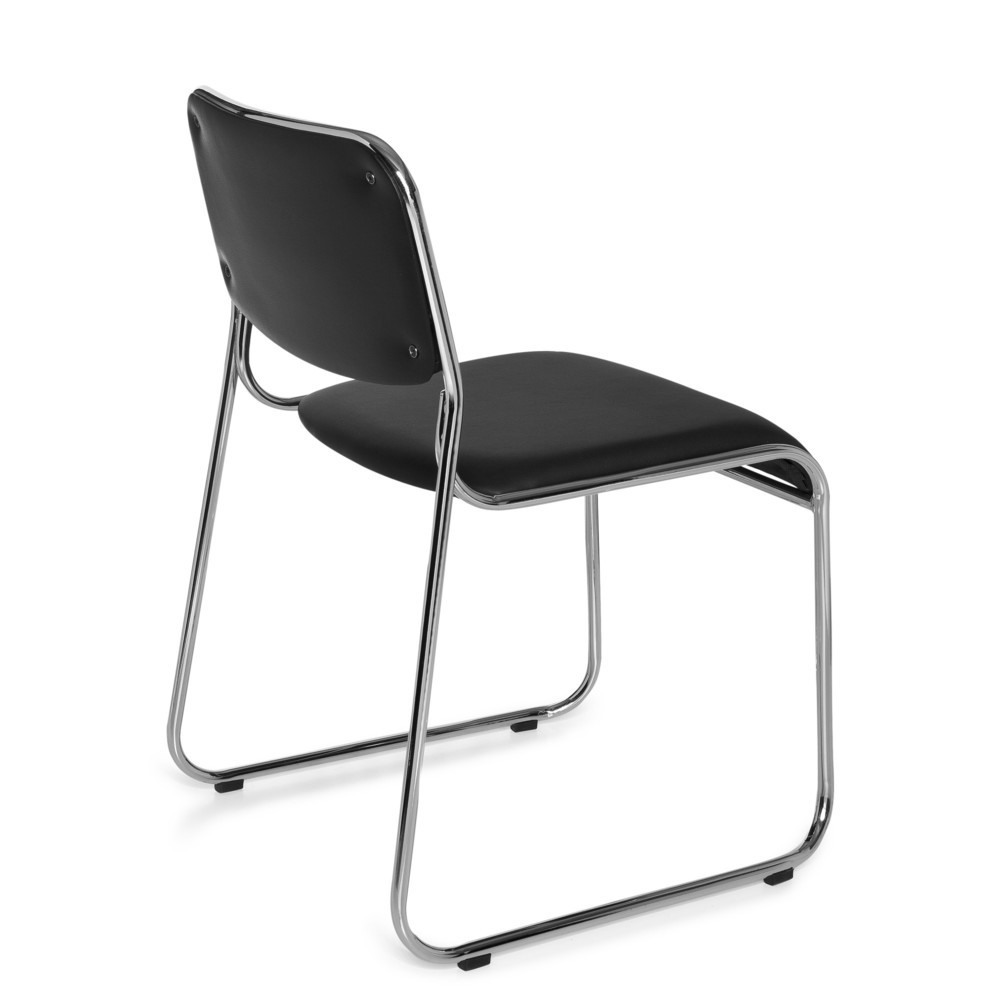 Produktabbildung Nr. 4: Chaise de conférence / chaise à patins hjh OFFICE KOLTA V PU, noir
