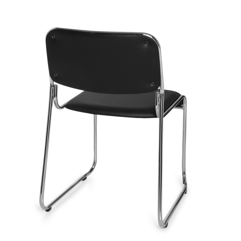 Produktabbildung Nr. 6: Chaise de conférence / chaise à patins hjh OFFICE KOLTA V PU, noir