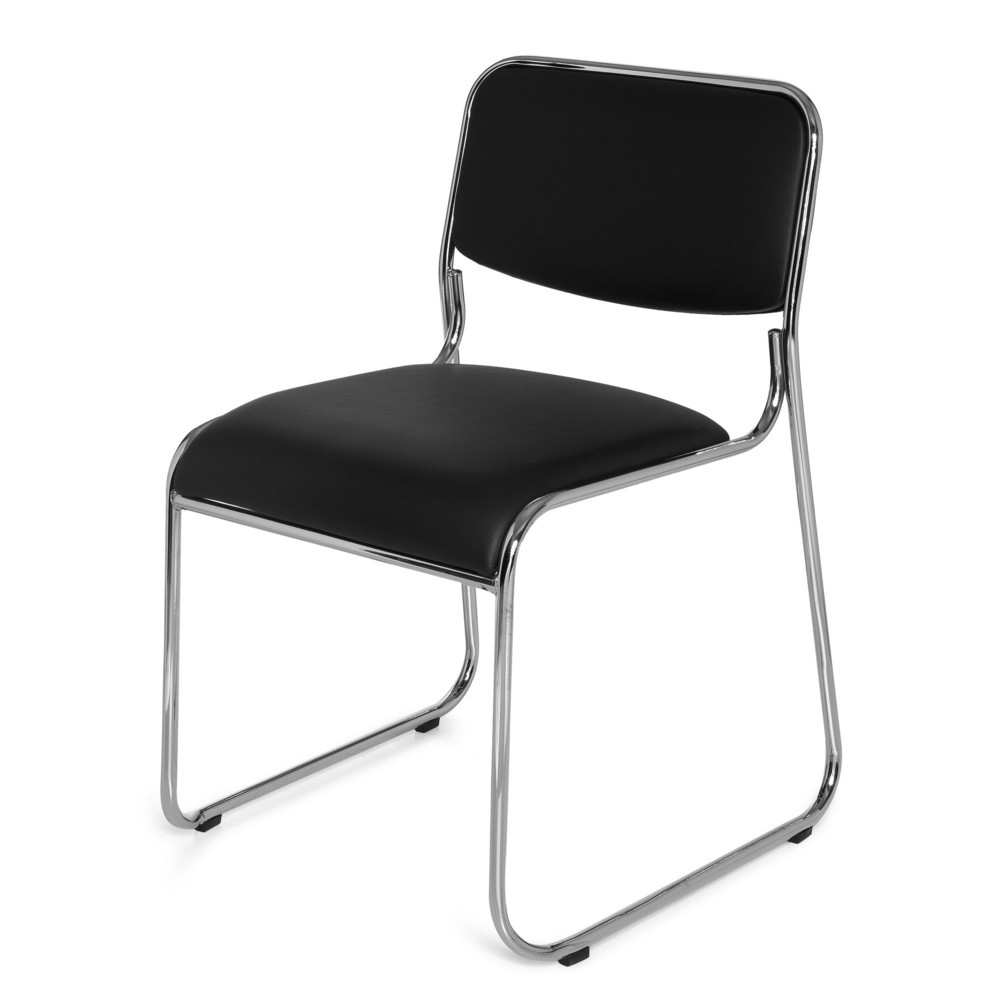 Produktabbildung Nr. 10: Chaise de conférence / chaise à patins hjh OFFICE KOLTA V PU, noir