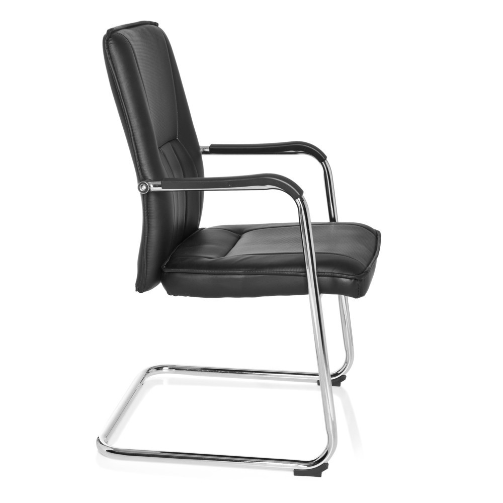 Produktabbildung Nr. 3: Chaise de conférence / chaise-visiteur hjh OFFICE TILA V PU, noir
