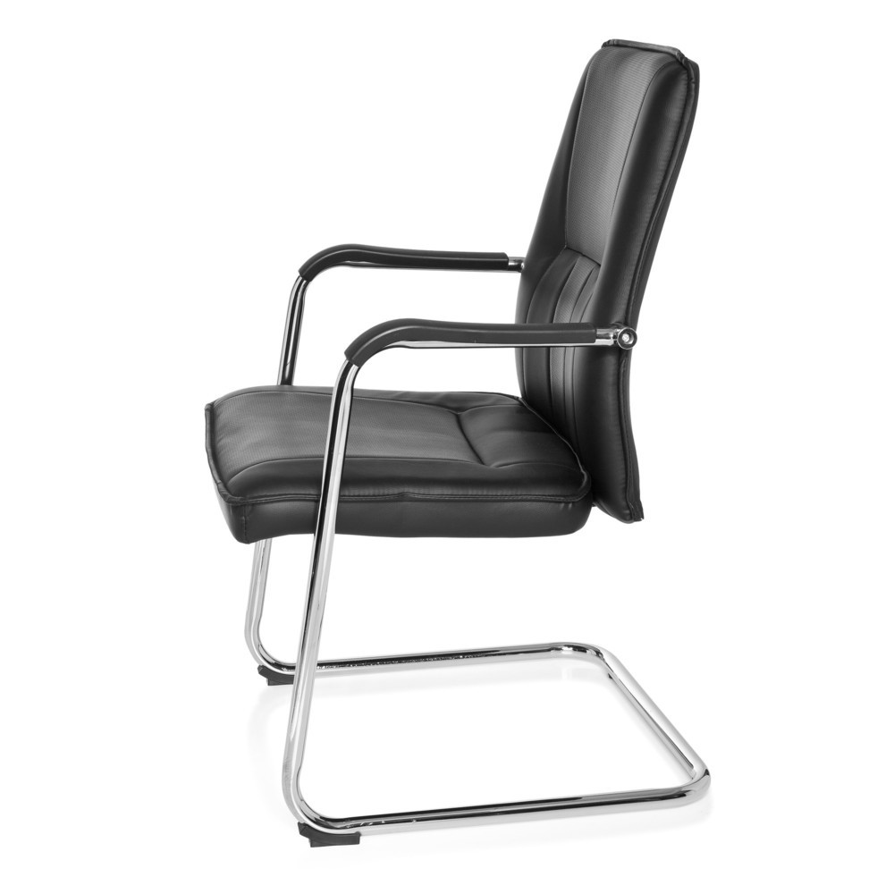 Produktabbildung Nr. 9: Chaise de conférence / chaise-visiteur hjh OFFICE TILA V PU, noir