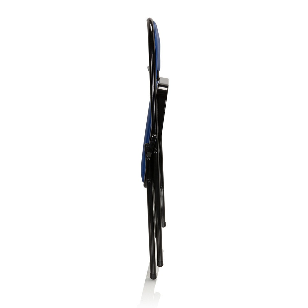Produktabbildung Nr. 3: Chaise de conférence / chaise-visiteur / chaise pliante hjh OFFICE BANDA V PU, bleu