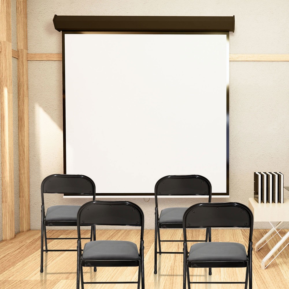 N° de l'image du produit 9 : Chaise de conférence / chaise-visiteur / chaise pliante hjh OFFICE TUDELA I velours, gris foncé