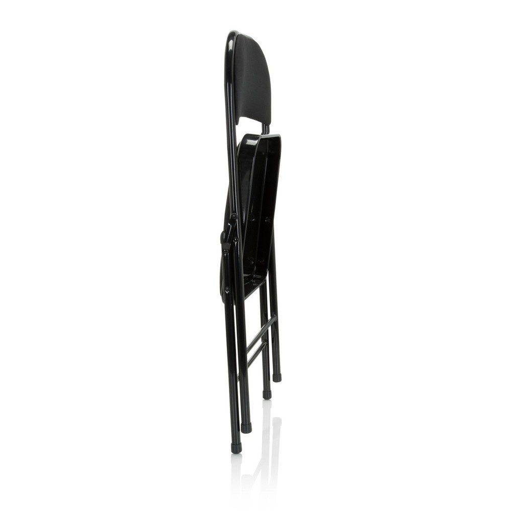 Produktabbildung Nr. 2: Chaise de conférence / chaise-visiteur / chaise pliante hjh OFFICE BANDA V II tissu, noir