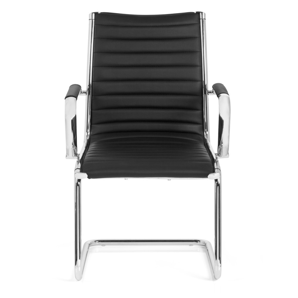 Produktabbildung Nr. 1: Chaise-visiteur / chaise de conférence hjh OFFICE VEMONA V, PU noir