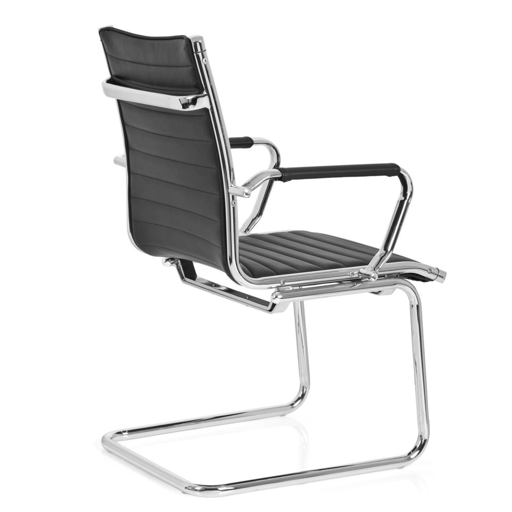 Produktabbildung Nr. 4: Chaise-visiteur / chaise de conférence hjh OFFICE VEMONA V, PU noir