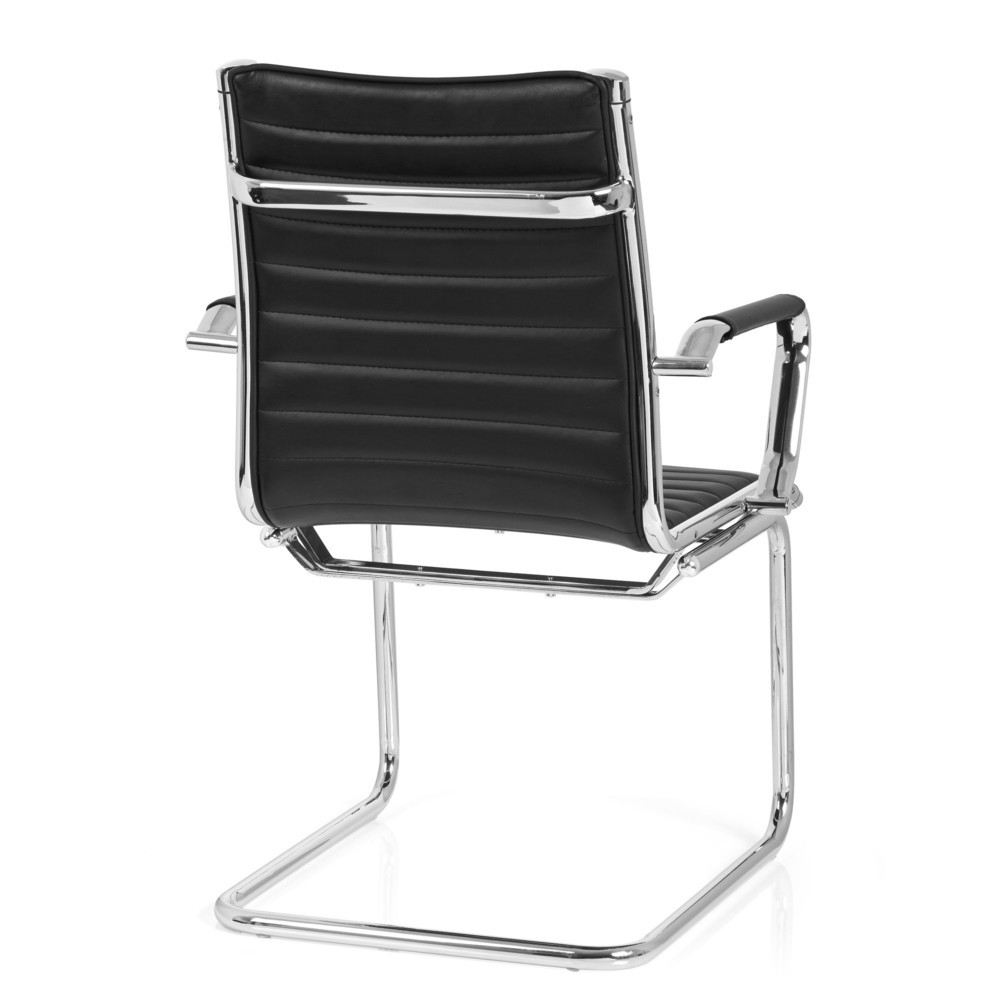 Produktabbildung Nr. 6: Chaise-visiteur / chaise de conférence hjh OFFICE VEMONA V, PU noir