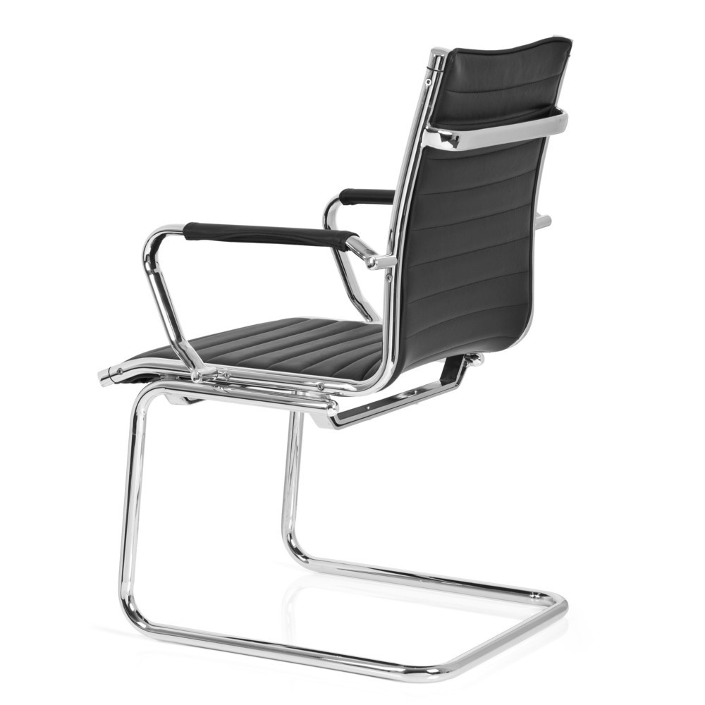 Produktabbildung Nr. 8: Chaise-visiteur / chaise de conférence hjh OFFICE VEMONA V, PU noir