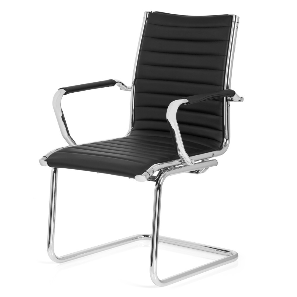 Produktabbildung Nr. 10: Chaise-visiteur / chaise de conférence hjh OFFICE VEMONA V, PU noir