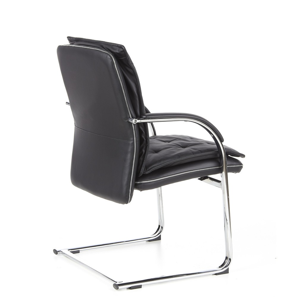 Produktabbildung Nr. 4: Chaise de conférence / fauteuil suspendu hjh OFFICE VILLA V cuir nappa, noir