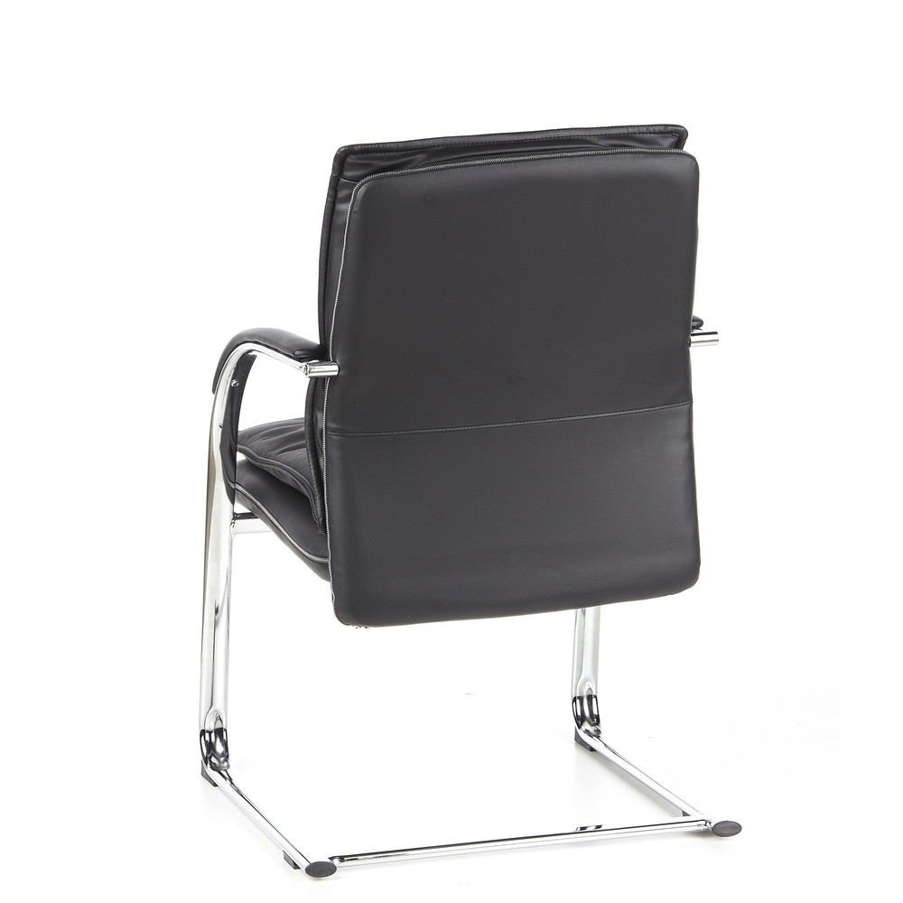 Produktabbildung Nr. 7: Chaise de conférence / fauteuil suspendu hjh OFFICE VILLA V cuir nappa, noir