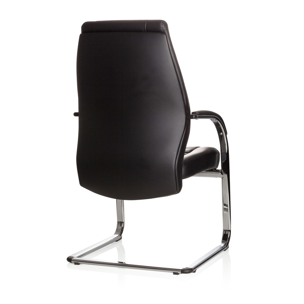 Produktabbildung Nr. 7: Chaise de conférence / fauteuil suspendu hjh OFFICE VITORO V similicuir, noir