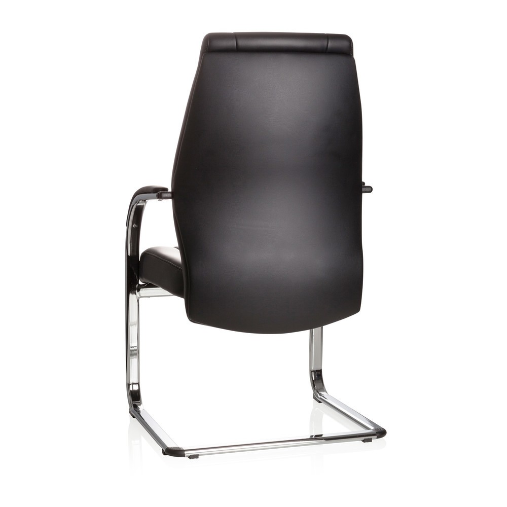 Produktabbildung Nr. 8: Chaise de conférence / fauteuil suspendu hjh OFFICE VITORO V similicuir, noir