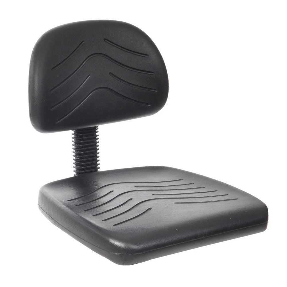 Produktabbildung Nr. 2: Chaise de travail pivotante HEMMDAL Easy en polyuréthane, hauteur d'assise 450-650 mm, base en plastique, roulettes