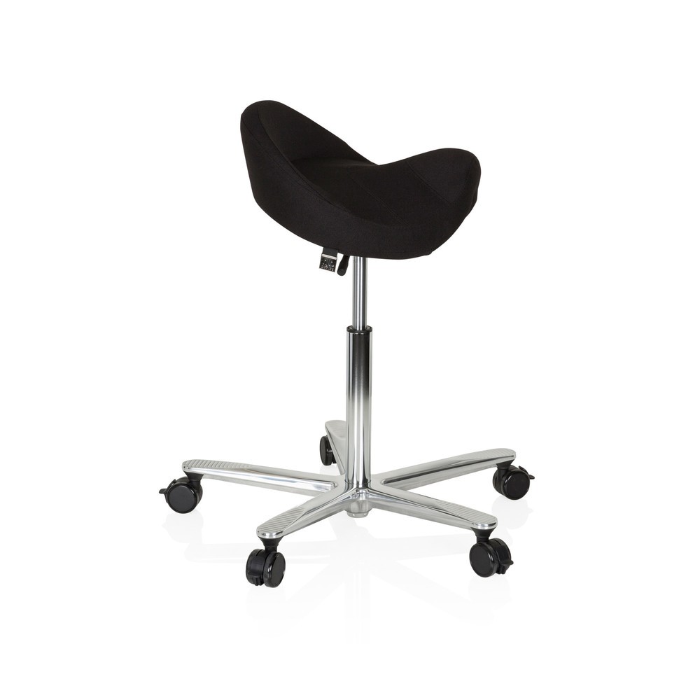 N° de l'image du produit 3 : Siège de travail / tabouret de travail hjh OFFICE MOVE-TEC 3D PRO I tissu, noir