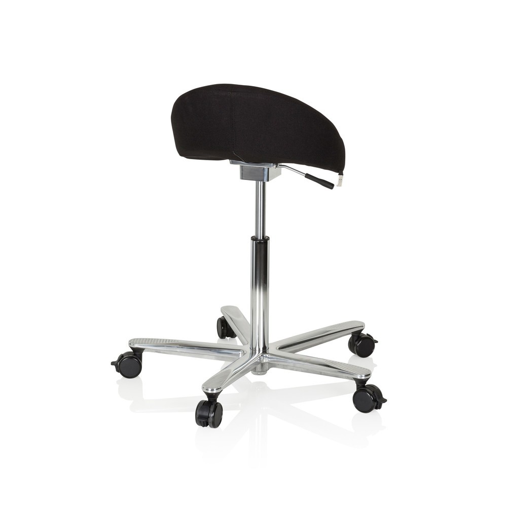 N° de l'image du produit 5 : Siège de travail / tabouret de travail hjh OFFICE MOVE-TEC 3D PRO I tissu, noir