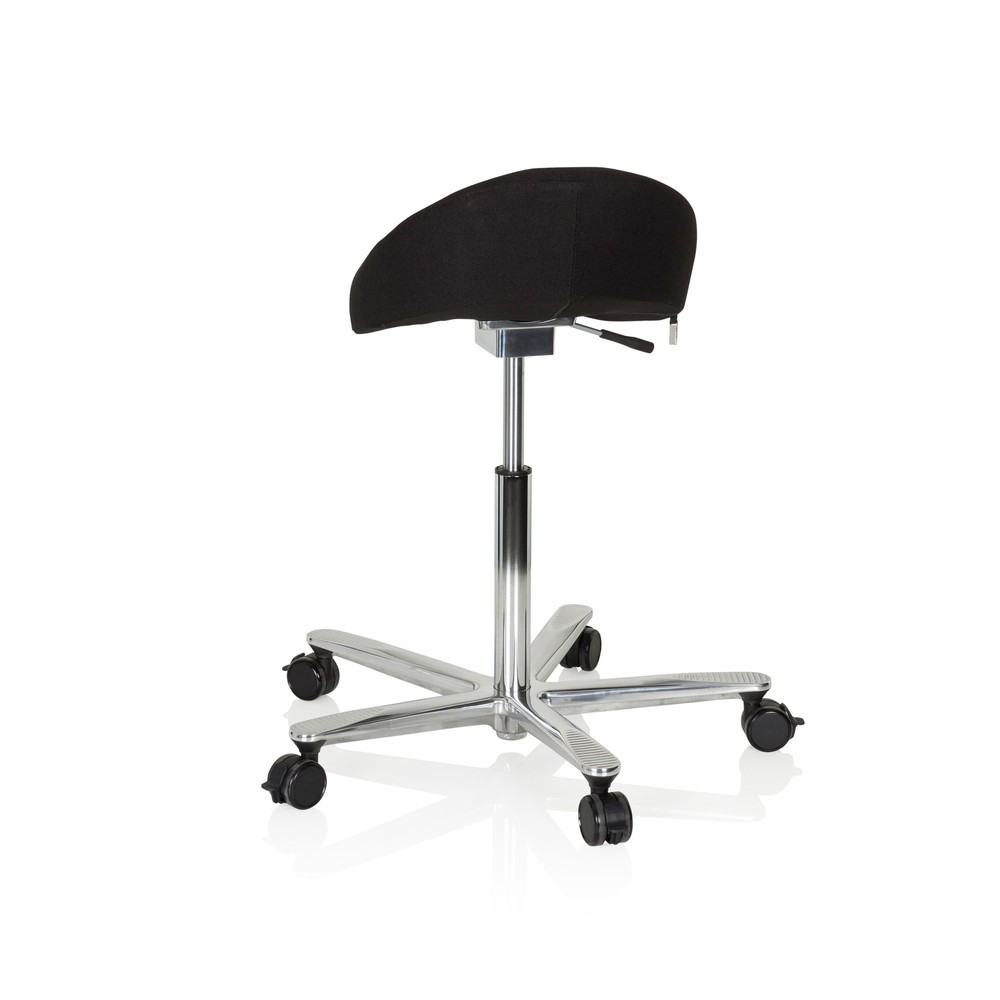 N° de l'image du produit 6 : Siège de travail / tabouret de travail hjh OFFICE MOVE-TEC 3D PRO I tissu, noir