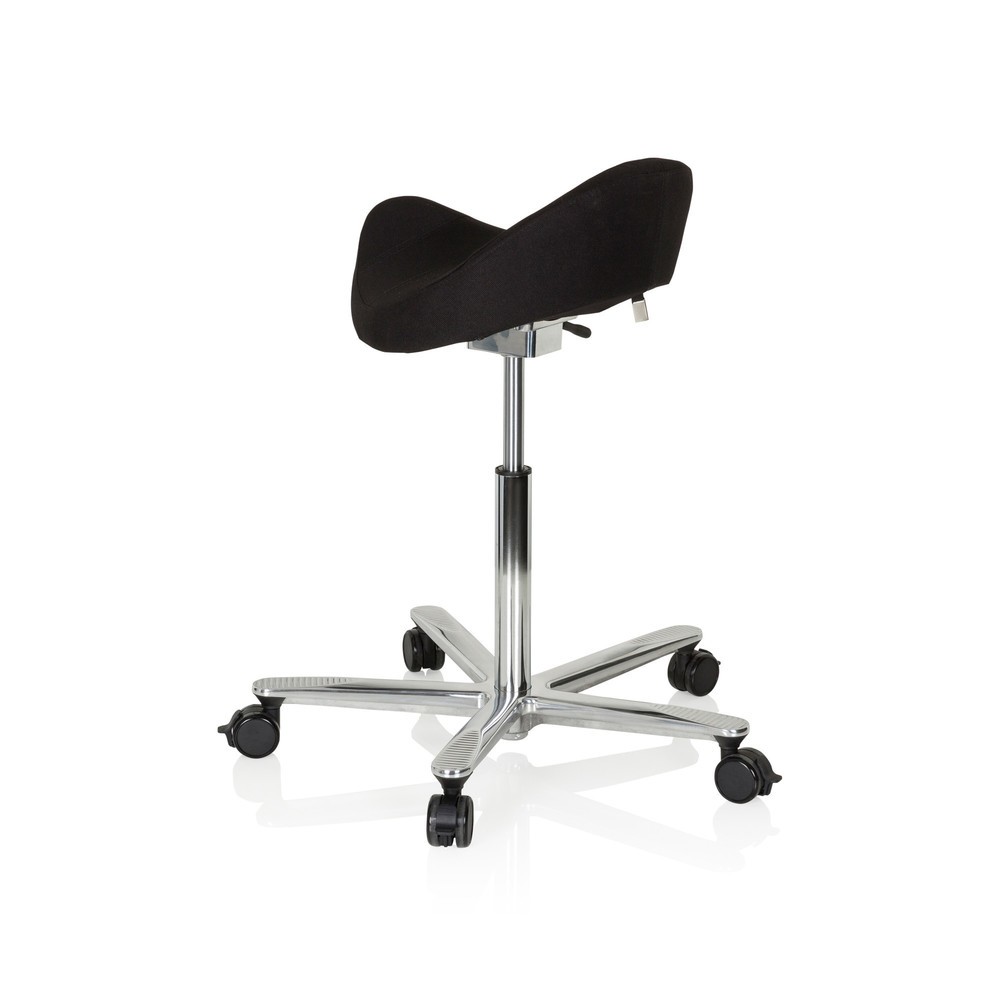 N° de l'image du produit 7 : Siège de travail / tabouret de travail hjh OFFICE MOVE-TEC 3D PRO I tissu, noir