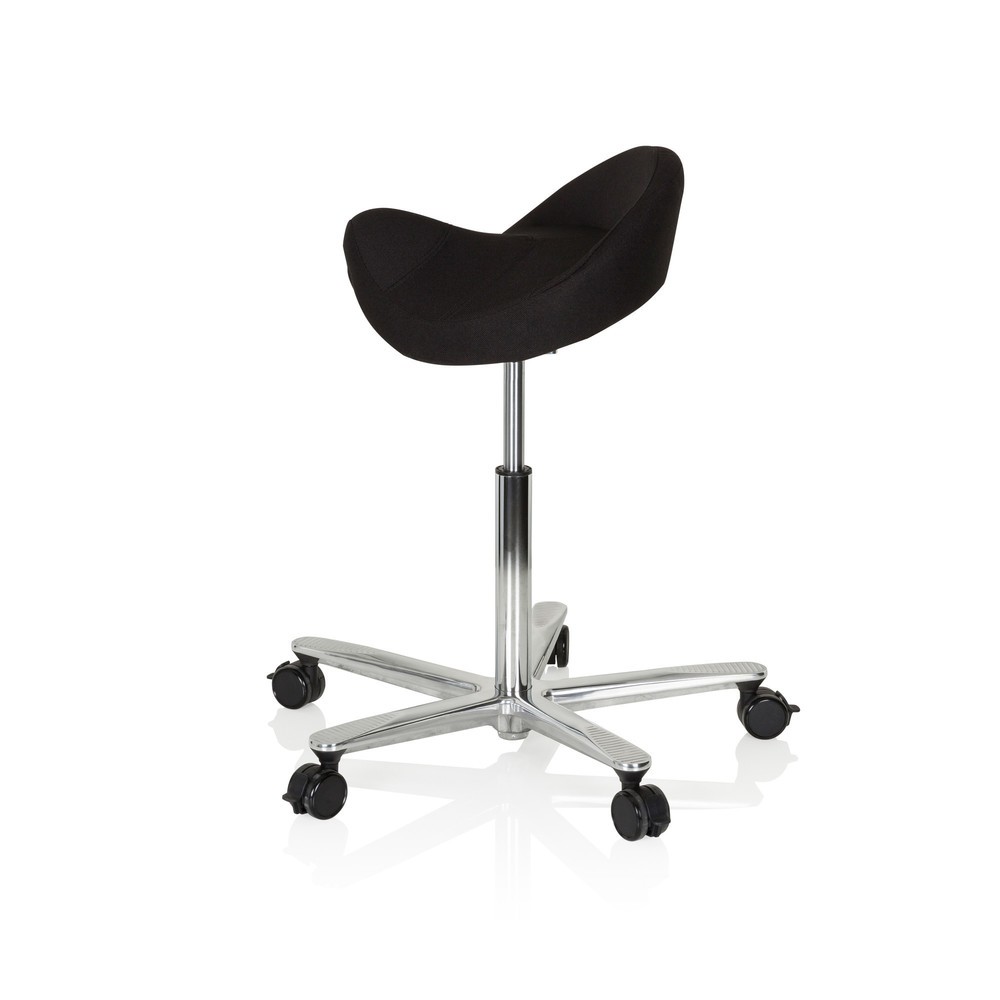N° de l'image du produit 8 : Siège de travail / tabouret de travail hjh OFFICE MOVE-TEC 3D PRO I tissu, noir