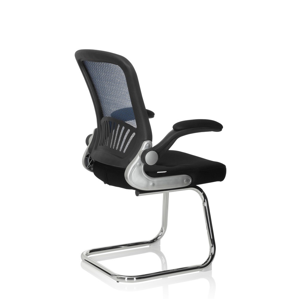 Produktabbildung Nr. 7: Chaise-visiteur / chaise de conférence hjh OFFICE FLYER PRO V maille, noir/bleu