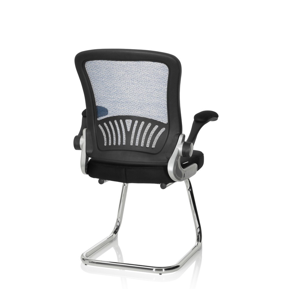Produktabbildung Nr. 8: Chaise-visiteur / chaise de conférence hjh OFFICE FLYER PRO V maille, noir/bleu